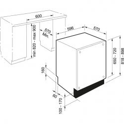 Zmywarka do zabudowy Franke FWD 613 E6P A+ 117.0492.037